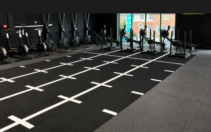 Gym installation, after