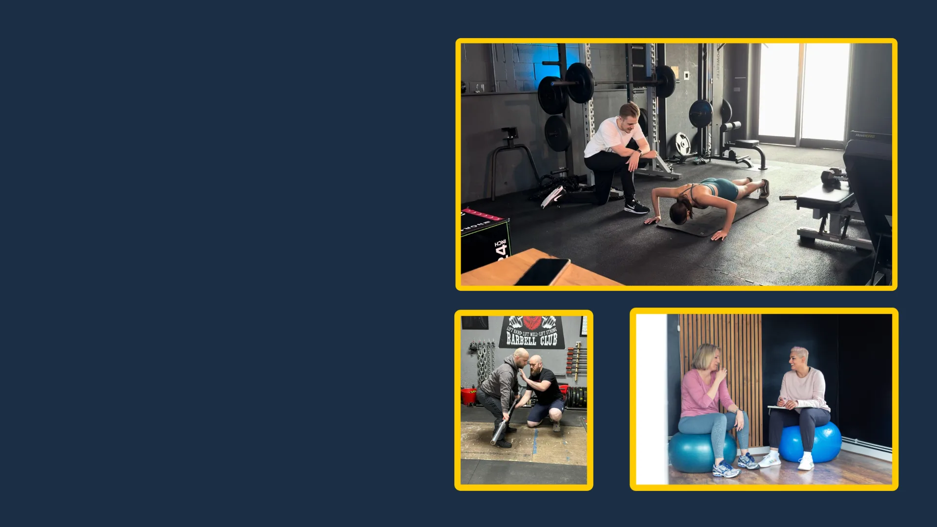 A balanced session is a push for a pull, and the front of the legs for the back. That is the rule